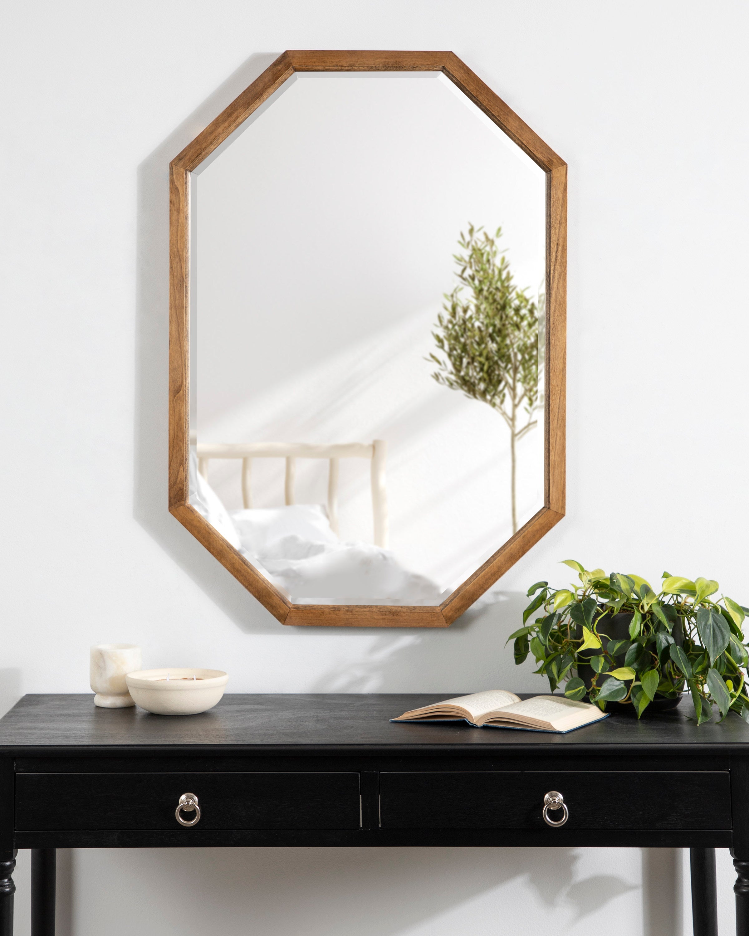 Hogan Framed Octagon Wall Mirror