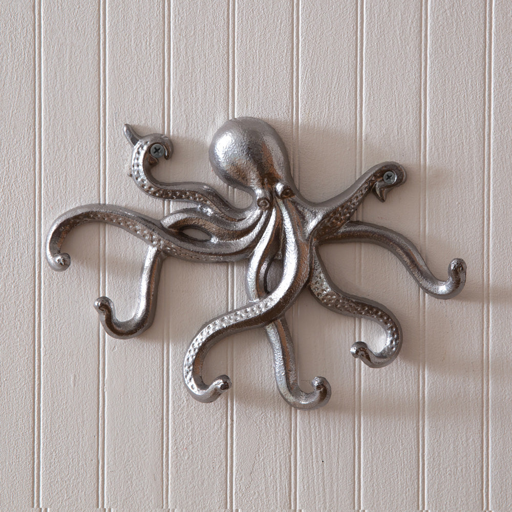 Metal Octopus Wall Hooks - Box of 2 – The Bell & Nook