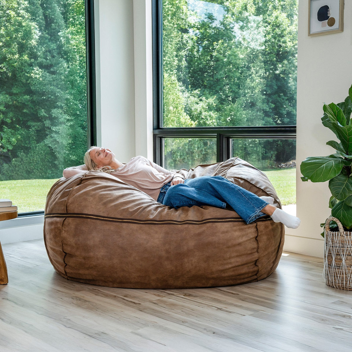 Fuf® 7Ft Foam Bean Bag