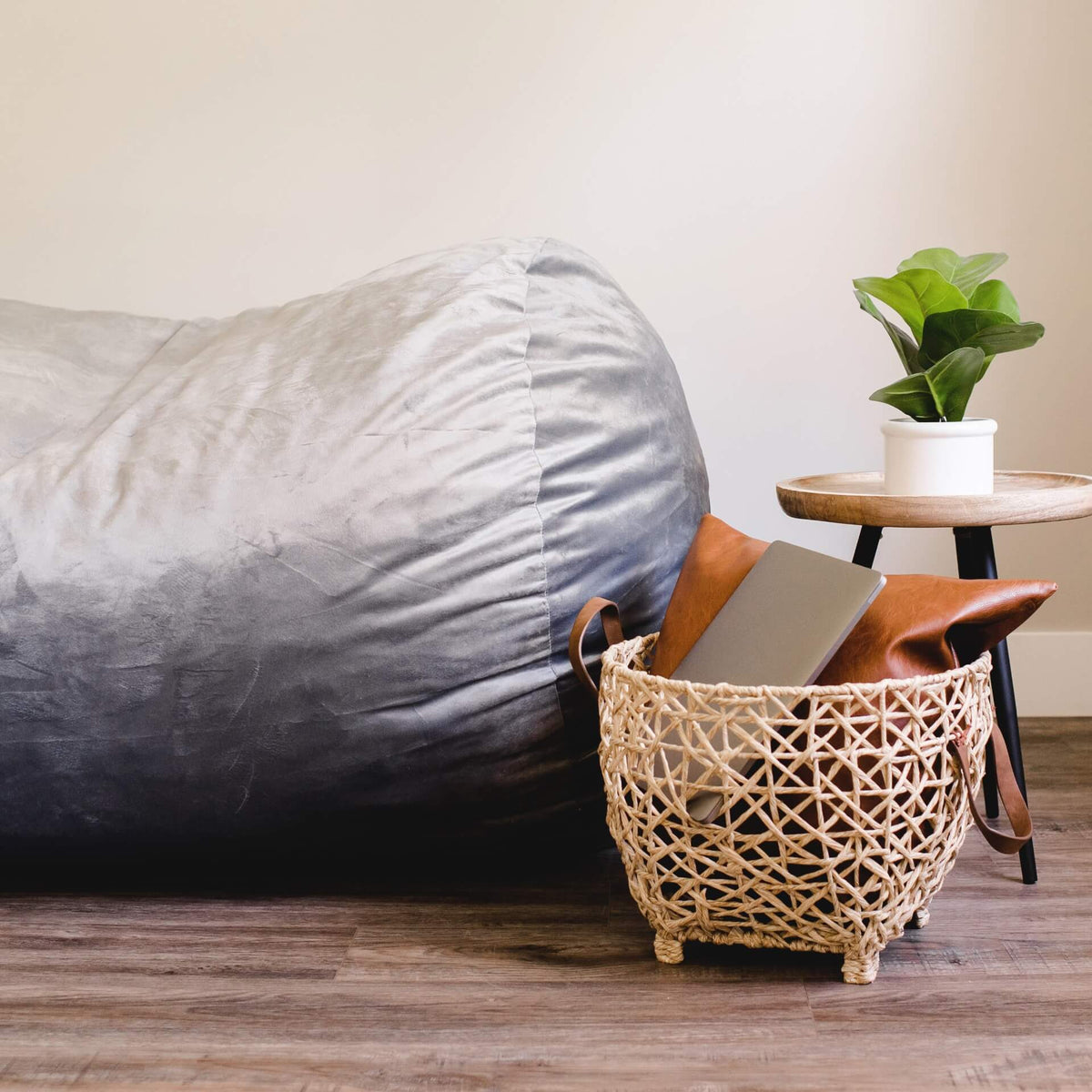 Fuf® 6Ft Foam Bean Bag Lounger