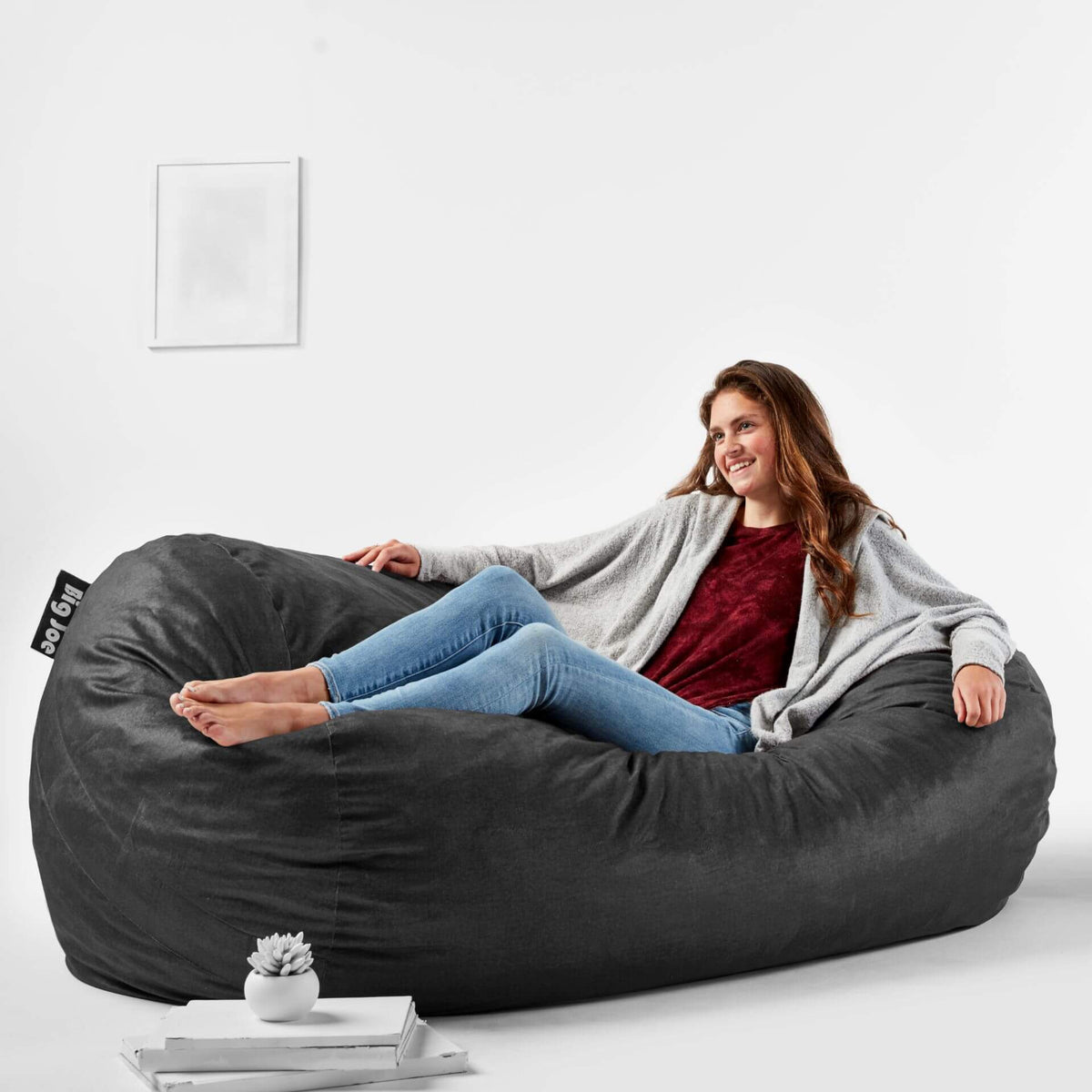 Fuf® 6Ft Foam Bean Bag Lounger