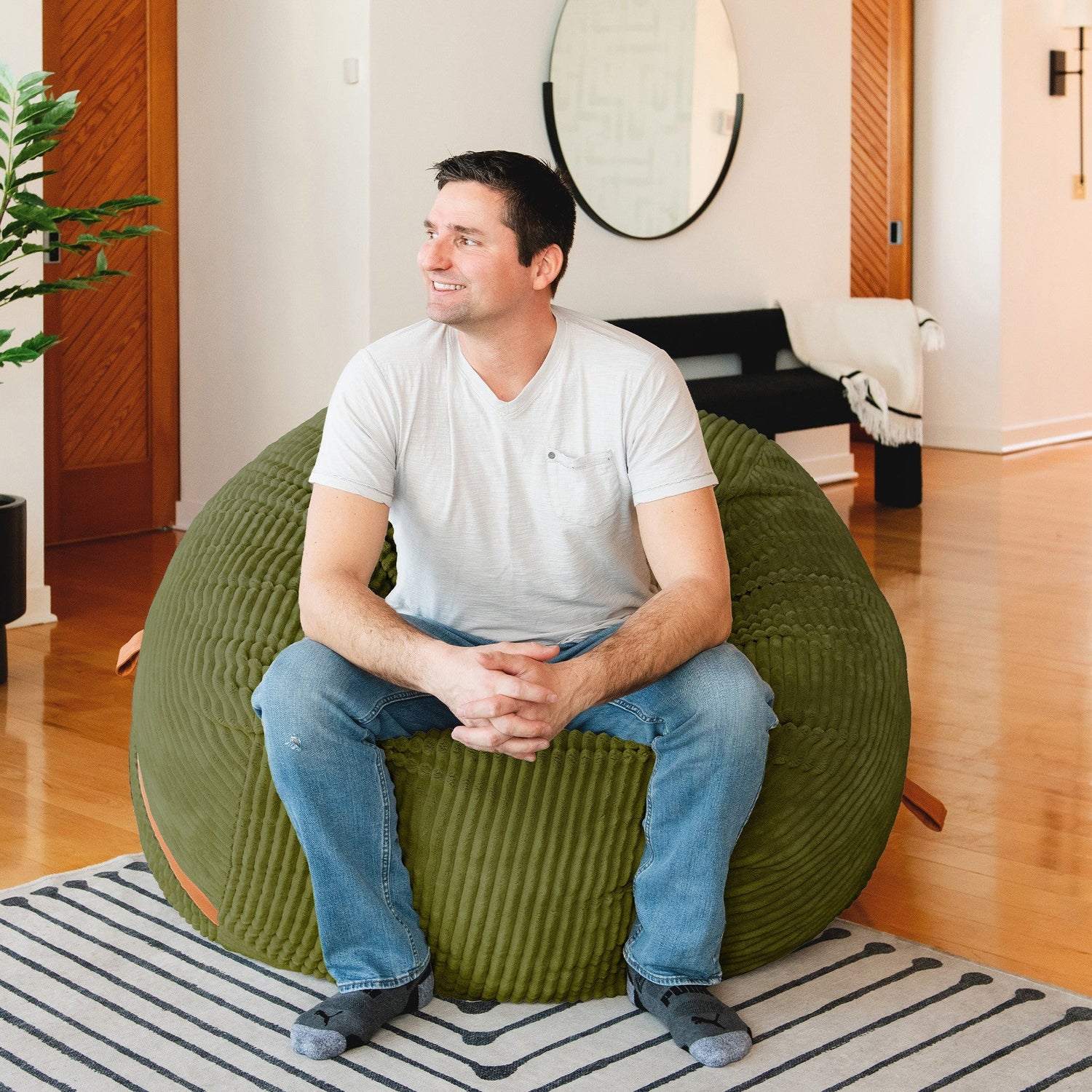 Fuf® 5Ft Foam Bean Bag