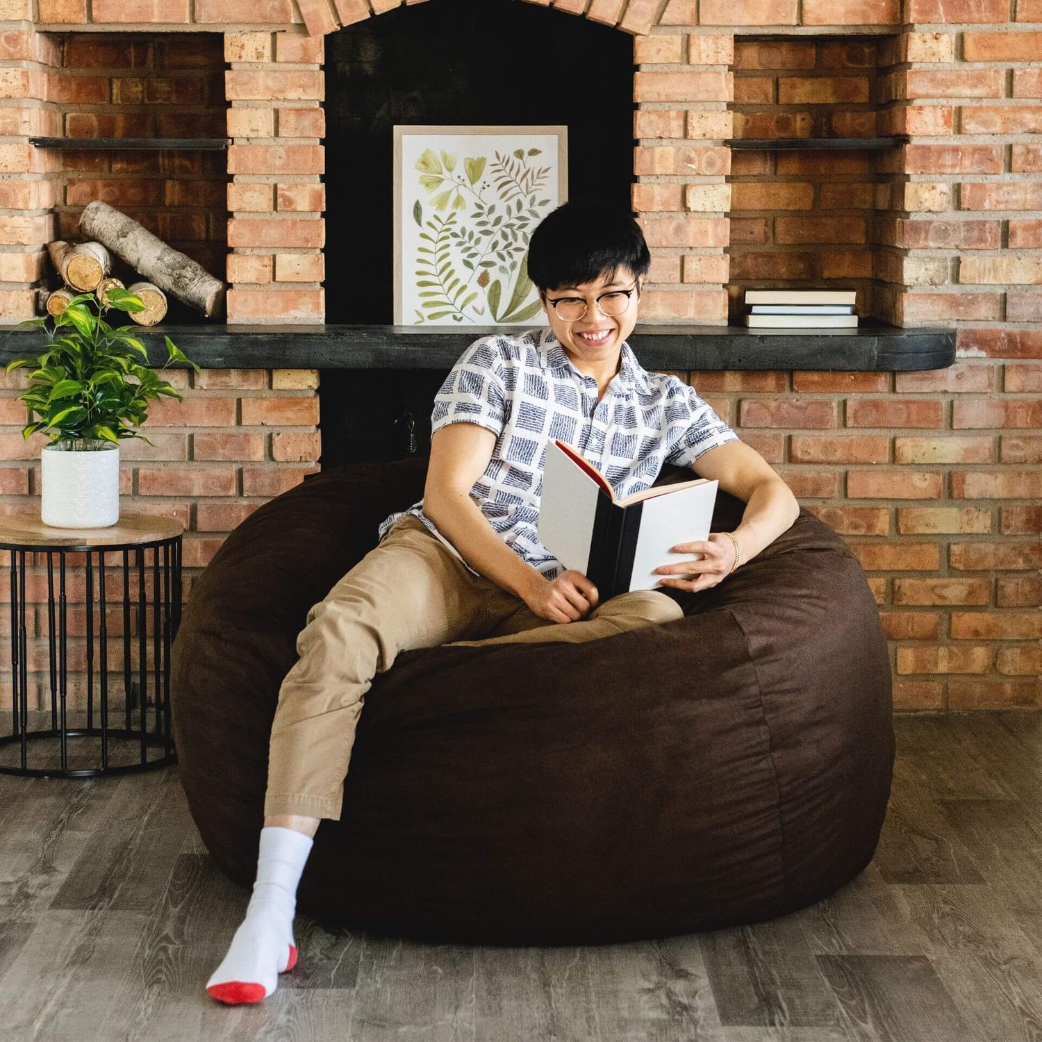Fuf® 5Ft Foam Bean Bag