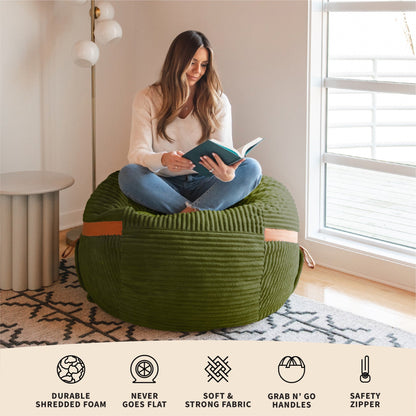 Fuf® 4Ft Foam Bean Bag