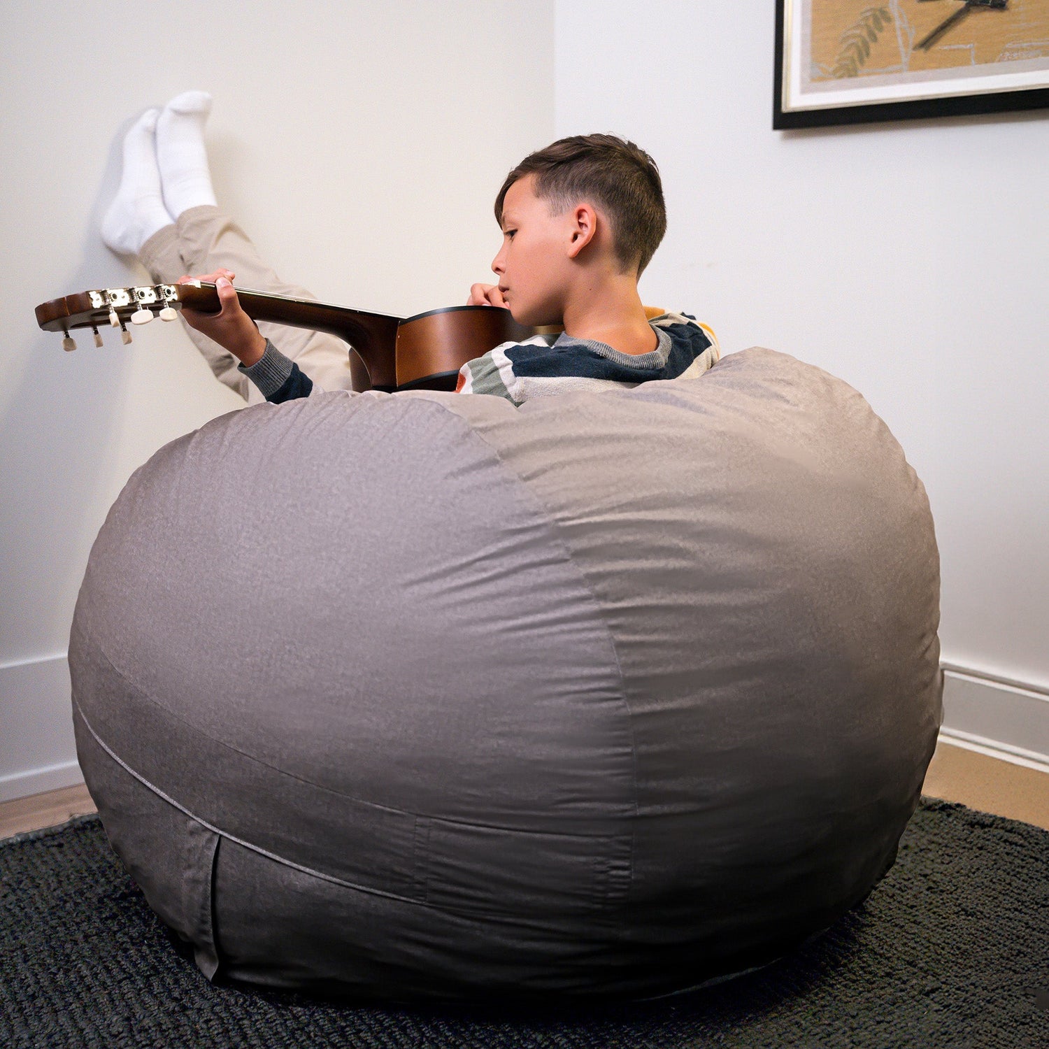 Fuf® 4Ft Foam Bean Bag