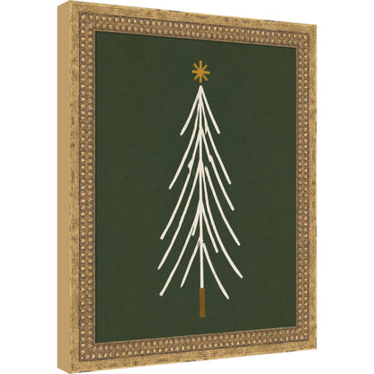 Minimalist Tree by Laura Moss Framed Mounted Canvas Wall Art Print