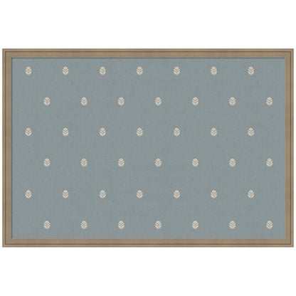 Pinboard Blue Botanical Block Print