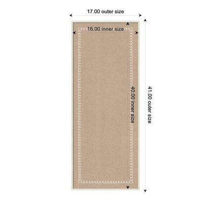 Pinboard White Scalloped Edge