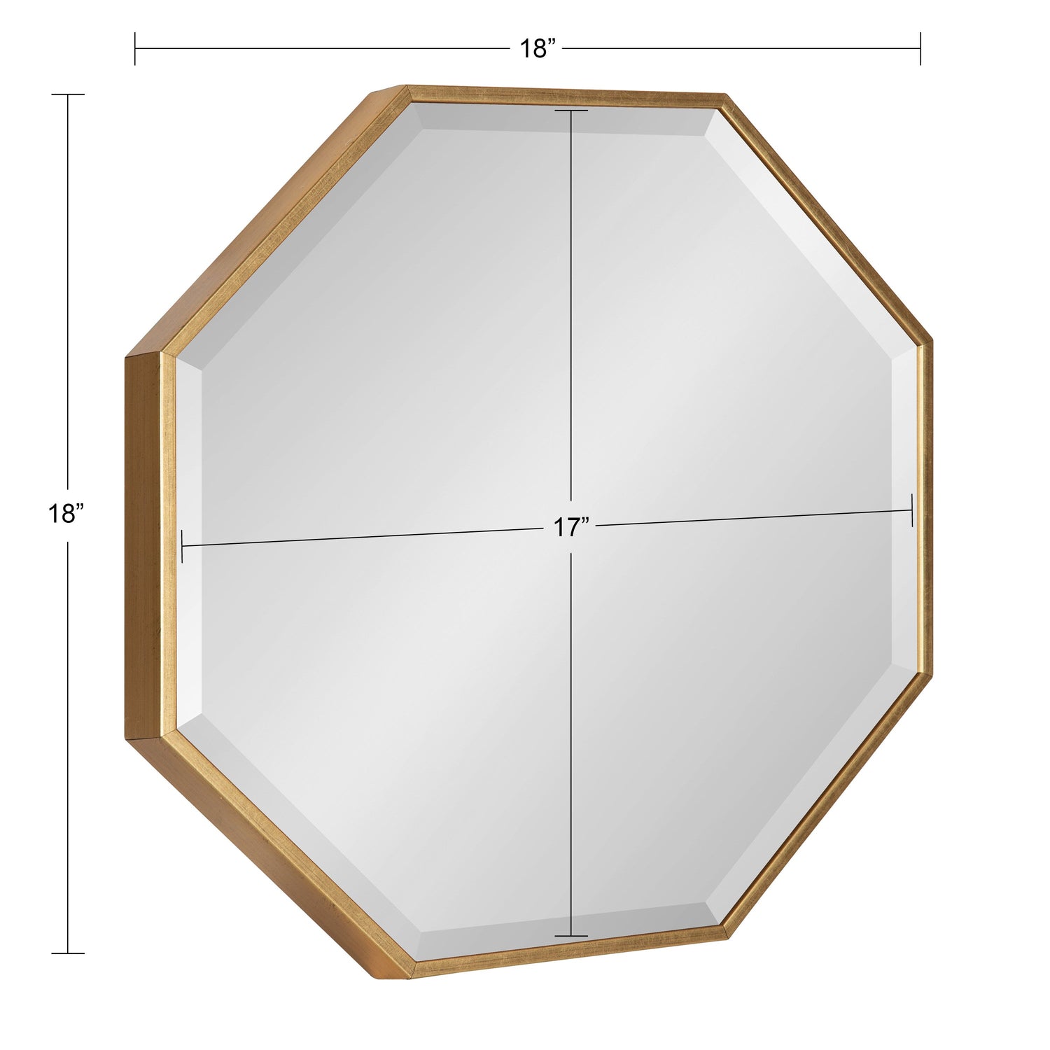 Rhodes Framed Octagon Wall Mirror