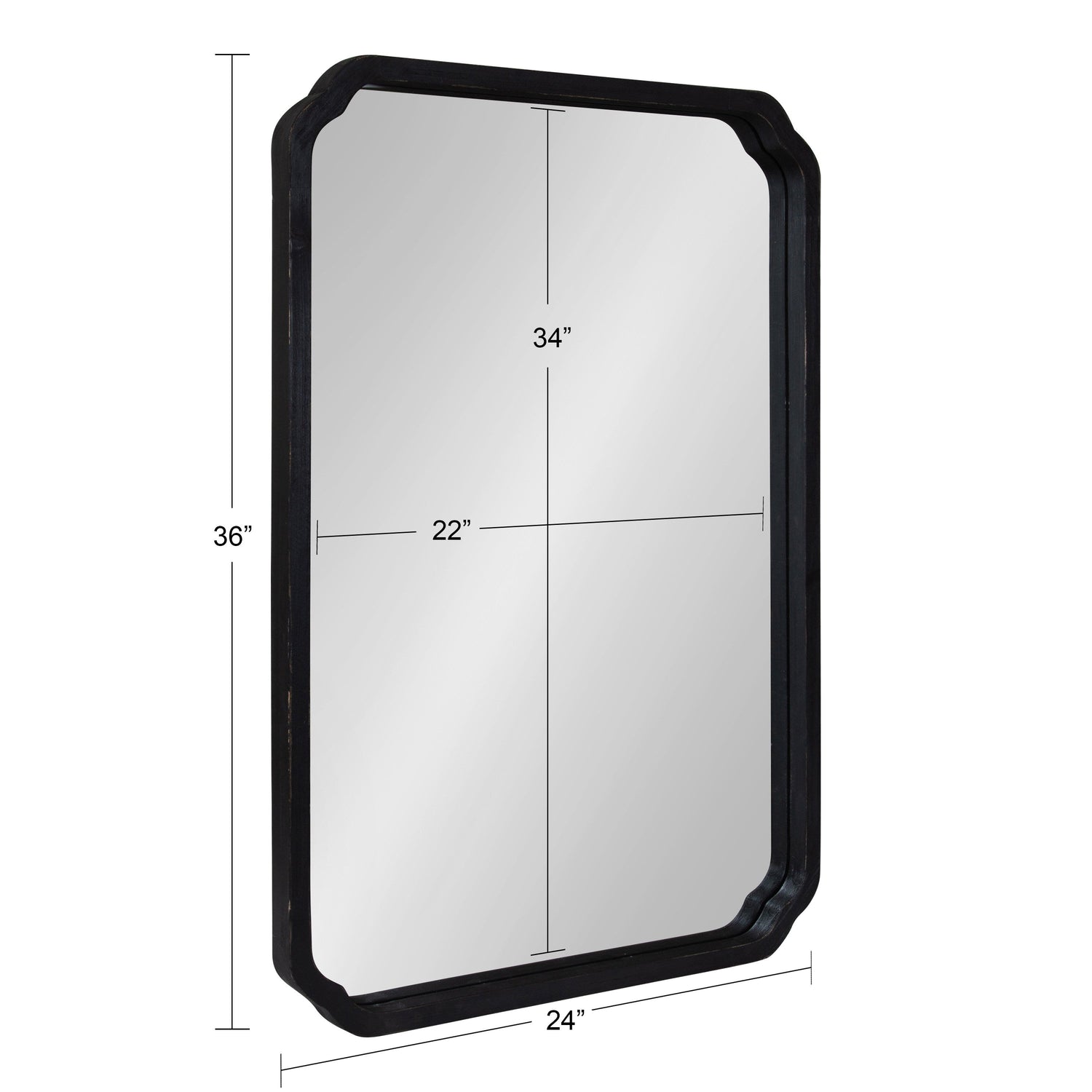 Marston Wood Framed Wall Mirror
