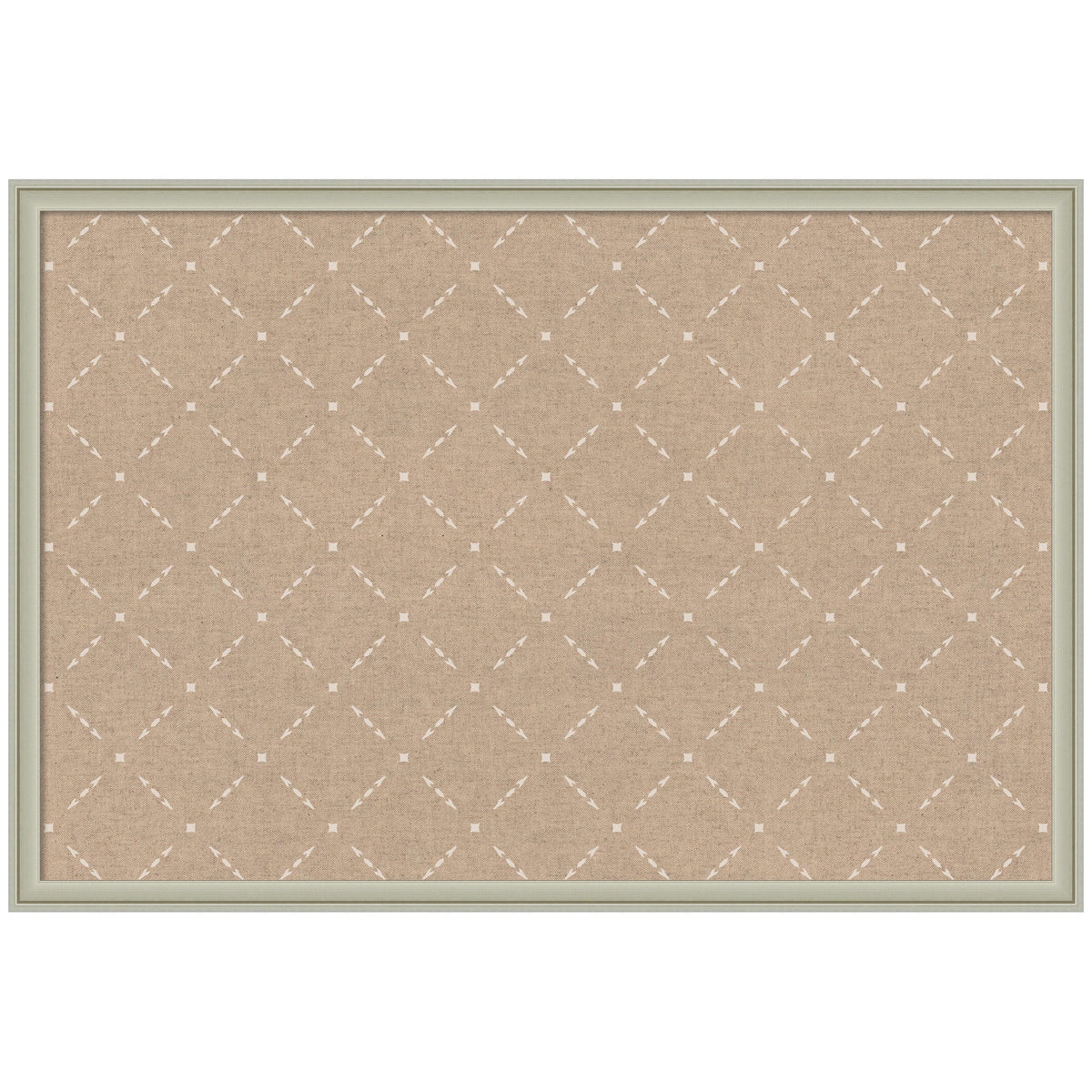 Pinboard Beige Lattice Pattern