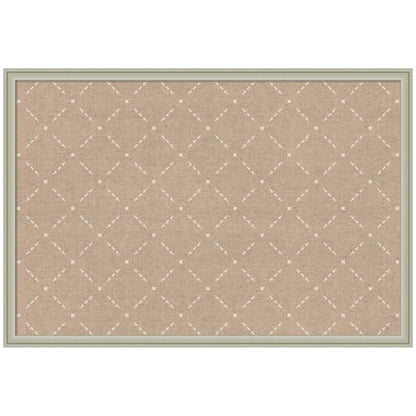 Pinboard Beige Lattice Pattern