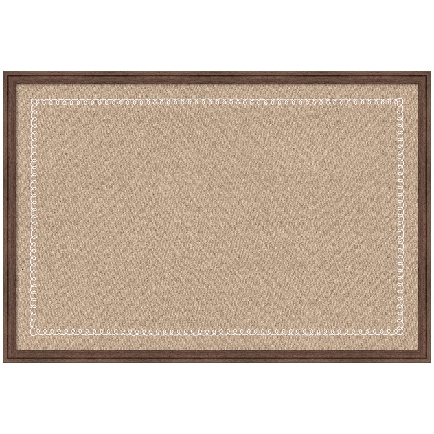 Pinboard White Scalloped Edge