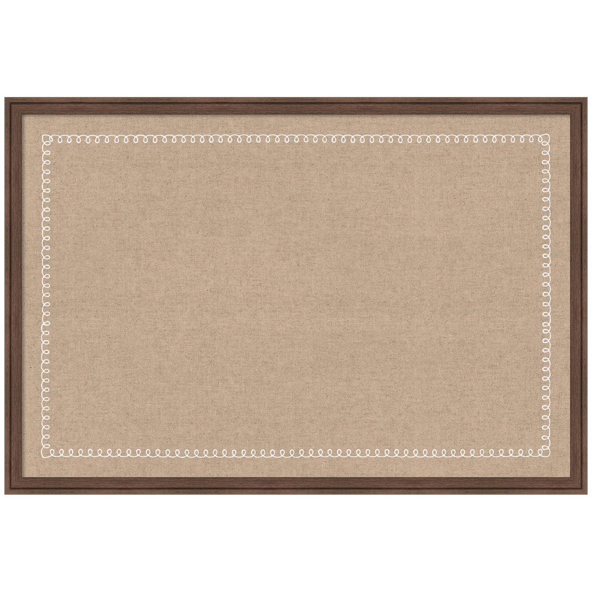Pinboard White Scalloped Edge