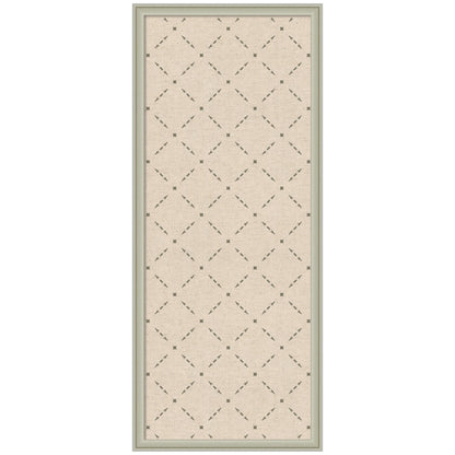 Pinboard Green Lattice Print