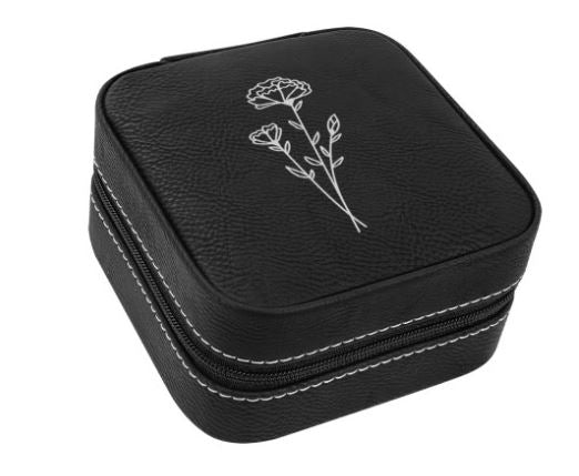 Birth Month Flower Jewelry Case