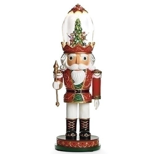 Lighted Music Hat Nutcracker with Rotation
