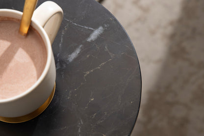 Engles Adjustable Marble Table and Plant Stand