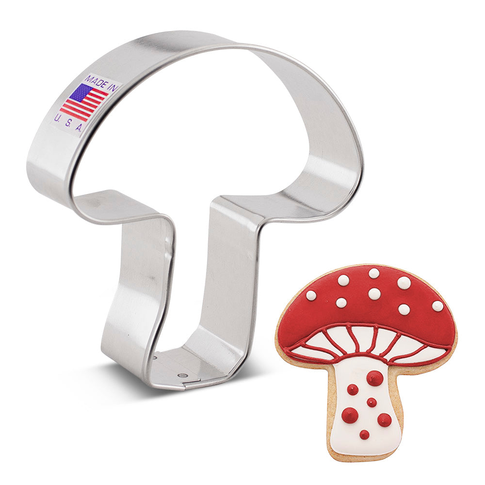 Mushroom Cookie Cutter 3 3/8