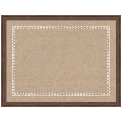 Pinboard White Scalloped Edge