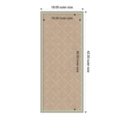 Pinboard Beige Lattice Pattern