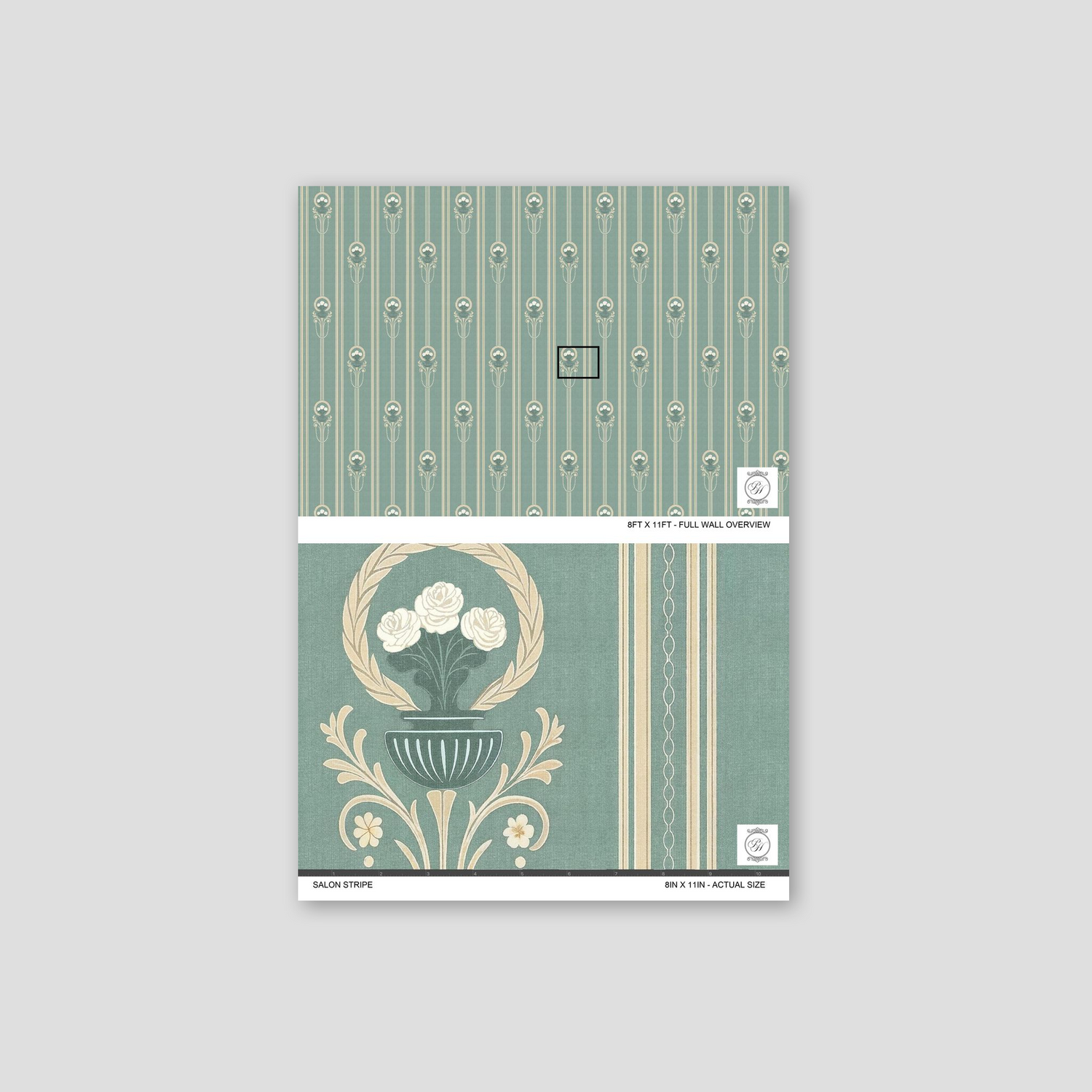 Salon Stripe Wallpaper