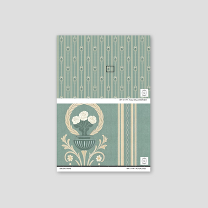 Salon Stripe Wallpaper