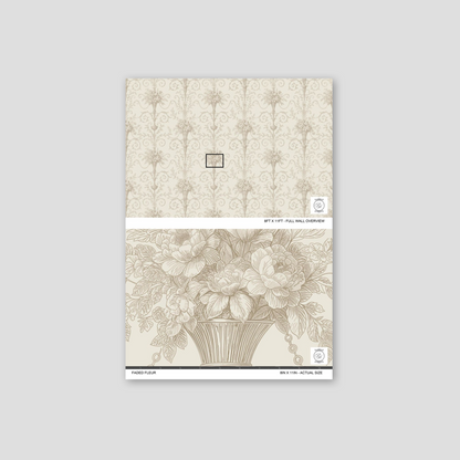 Faded Fleur Wallpaper