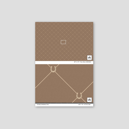 Double Diamond (Tan) Wallpaper