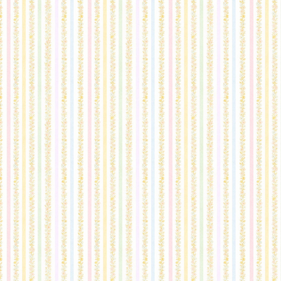 Garden Row Stripe (Small) Wallpaper