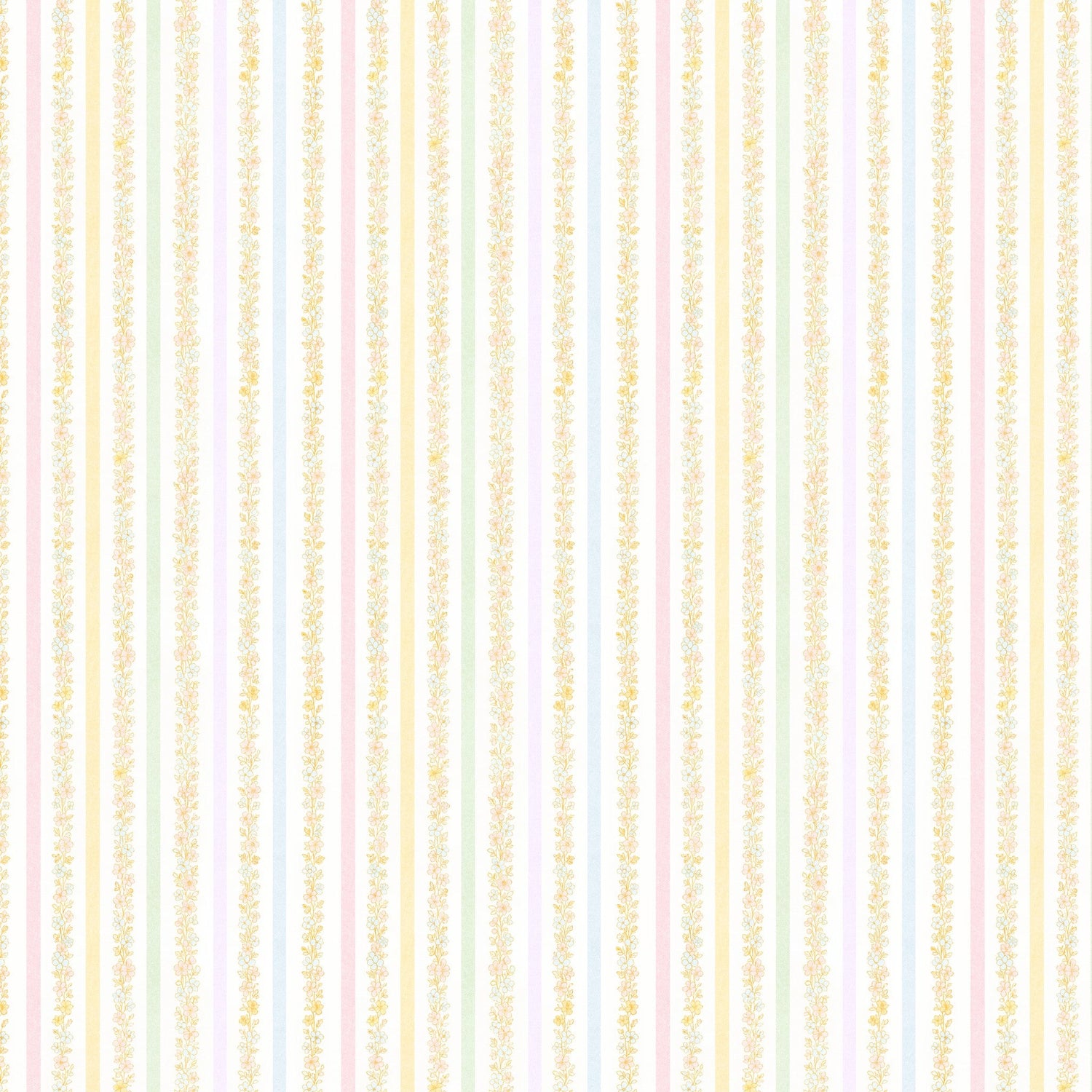 Garden Row Stripe (Small) Wallpaper