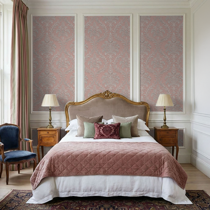 Daphne Brocade (Blush) Wallpaper
