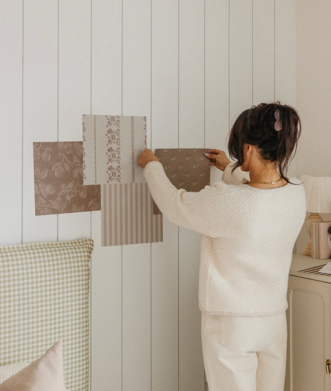 Ashbury Stripe Wallpaper by Safari Natalia x Taddy Mikelaites