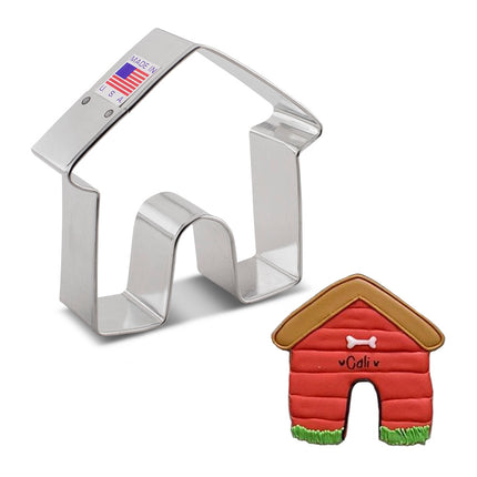 Doghouse Cookie Cutter 3 3/8