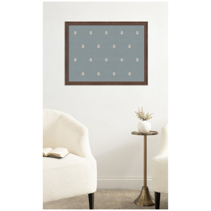 Pinboard Blue Botanical Block Print