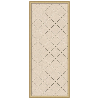 Pinboard Green Lattice Print