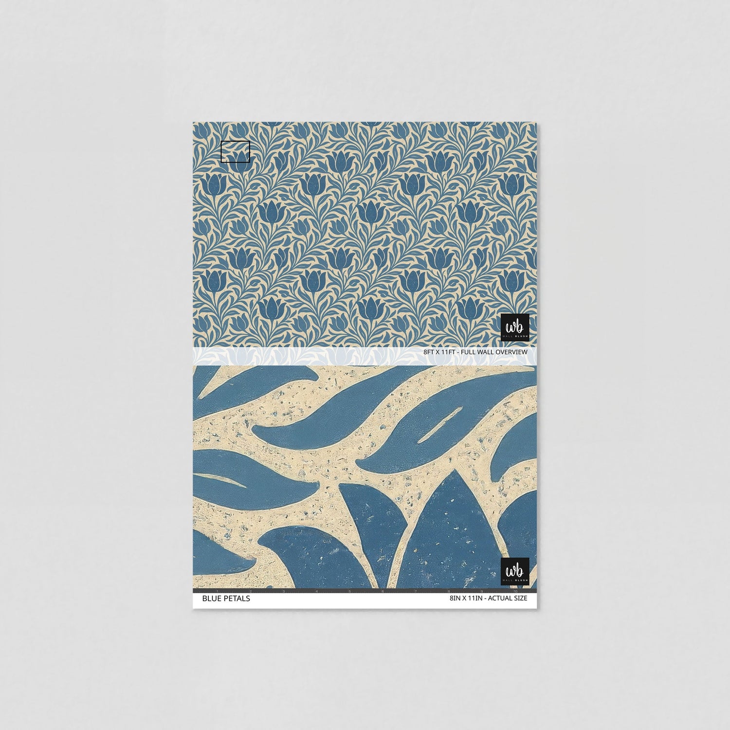 Blue Petals Wallpaper