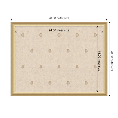 Pinboard Beige Botanical Block Print