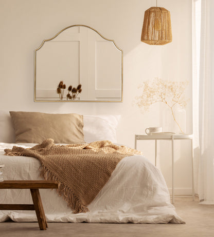 Leanna Framed Arch Wall Mirror