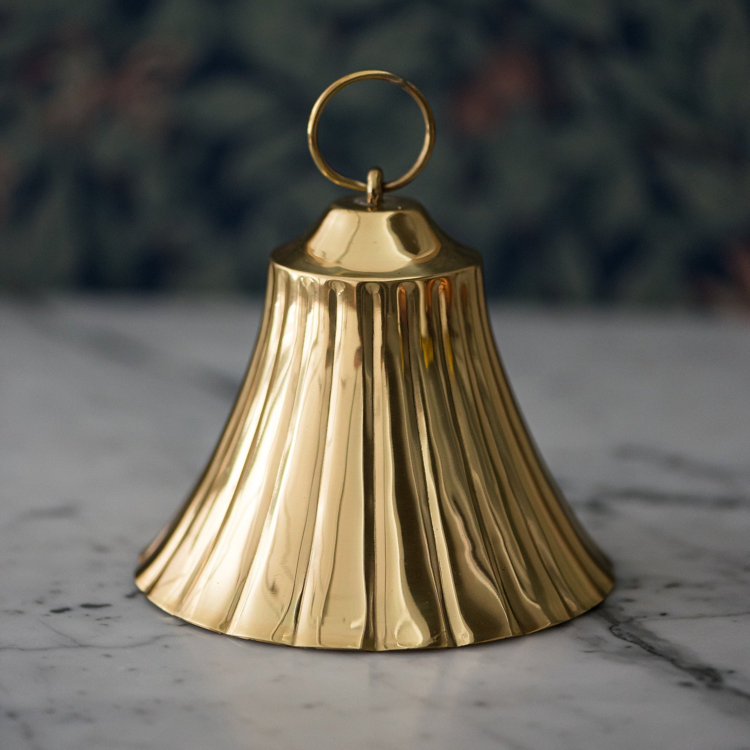 Scalloped Brass Bell