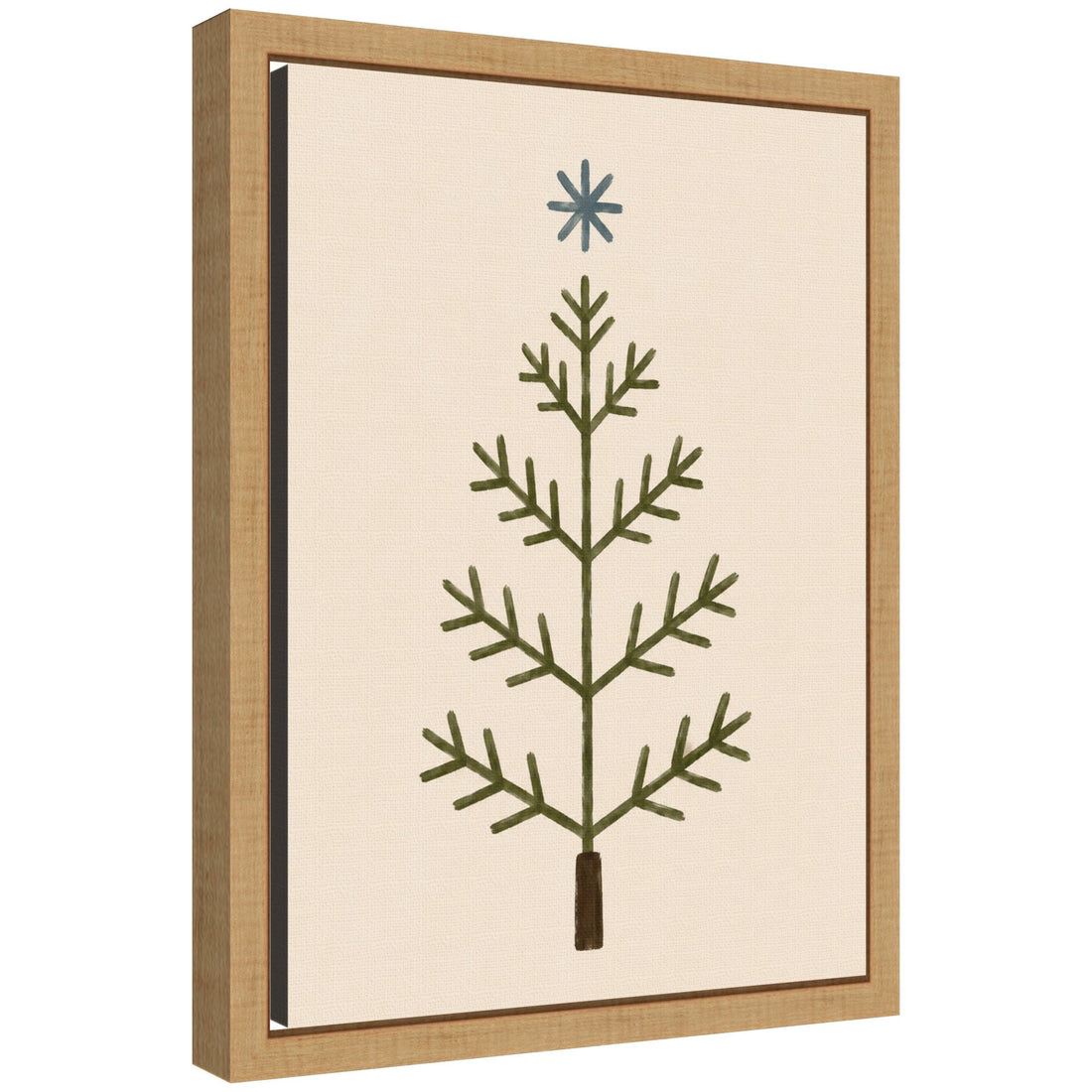 Scandinavian Tree by Laura Moss Framed Canvas Wall Art Print