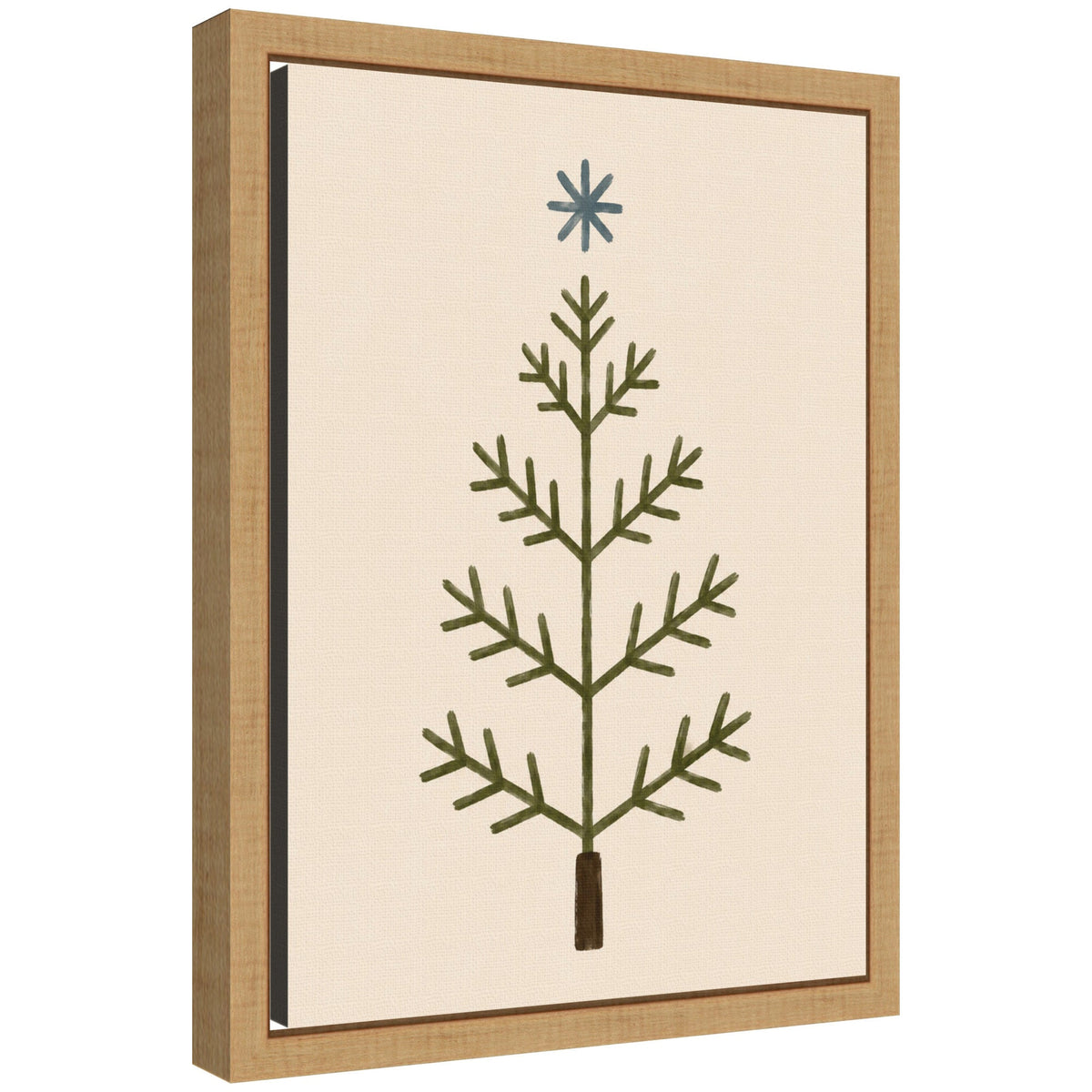 Scandinavian Tree by Laura Moss Framed Canvas Wall Art Print