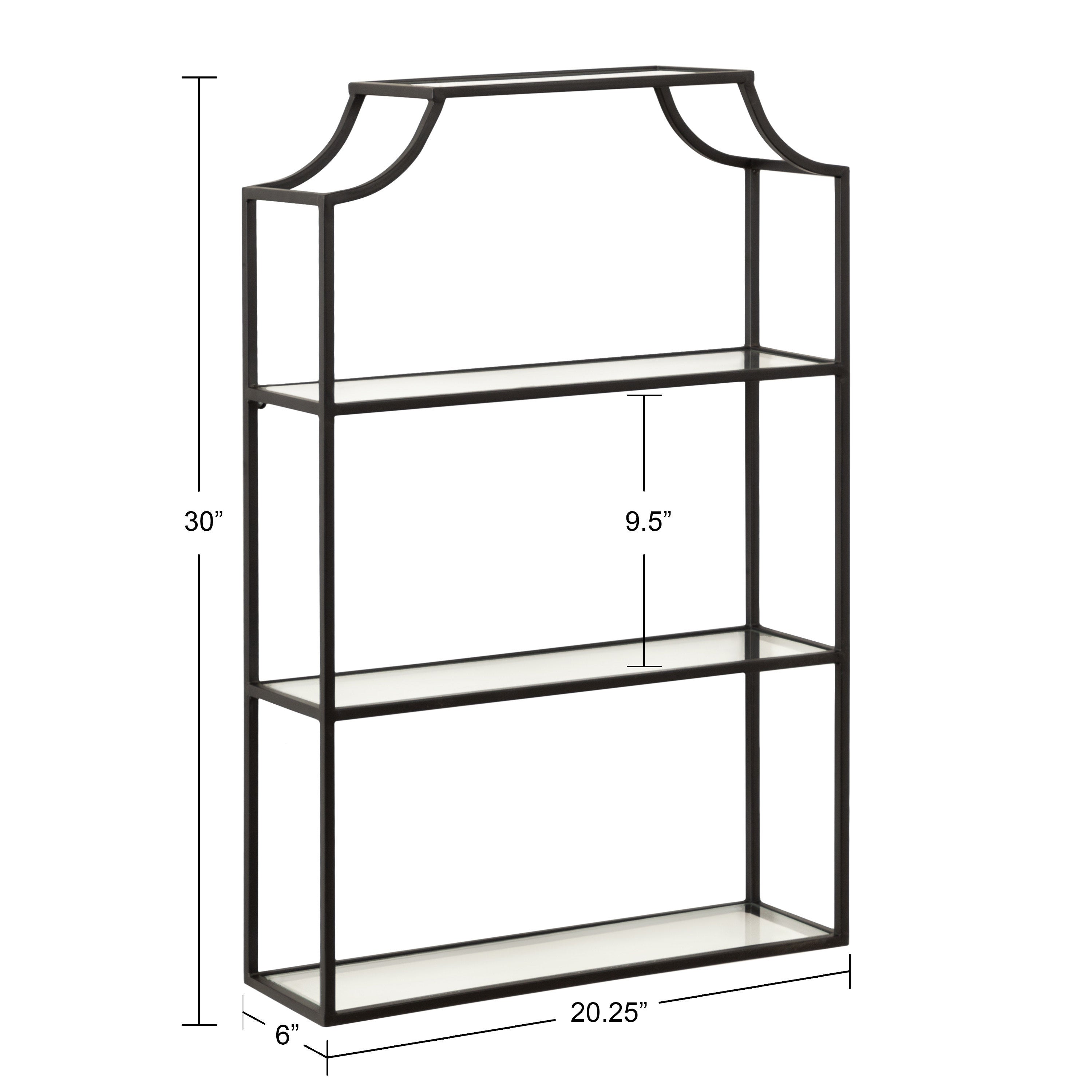 Ciel Tiered Wall Shelf