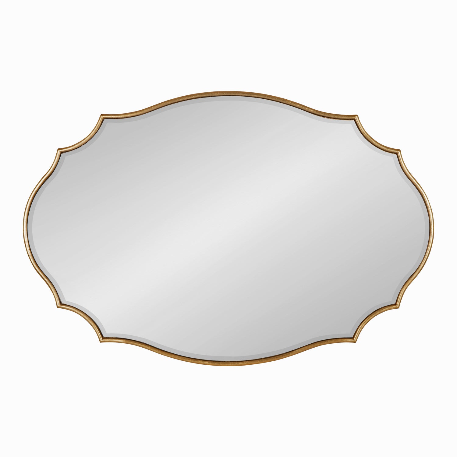 Leanna Scalloped Oval Wall Mirror