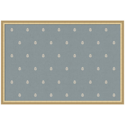 Pinboard Blue Botanical Block Print