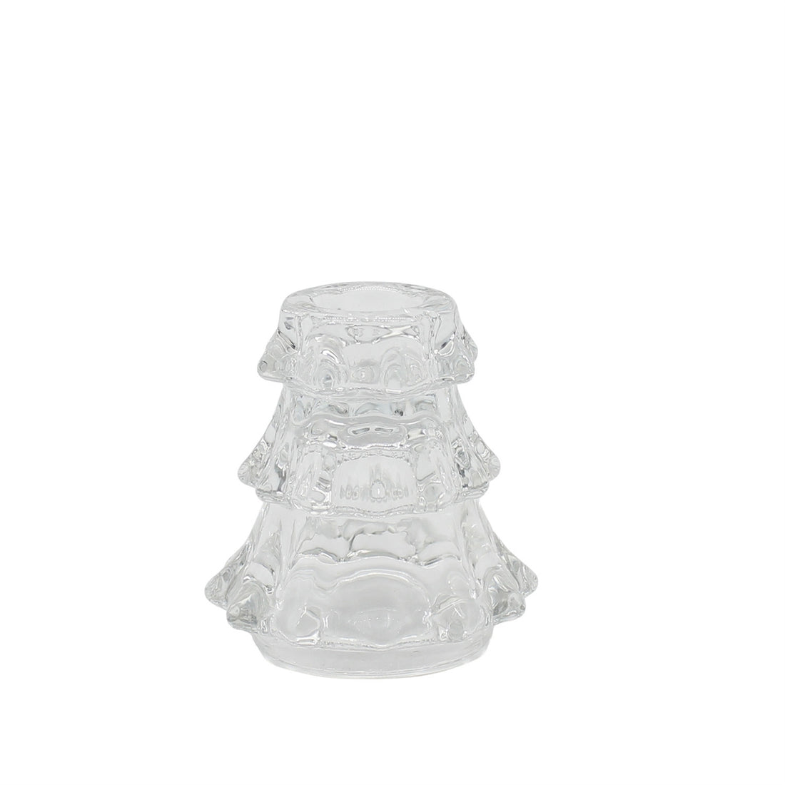 Small Glass Tree Taper Holder