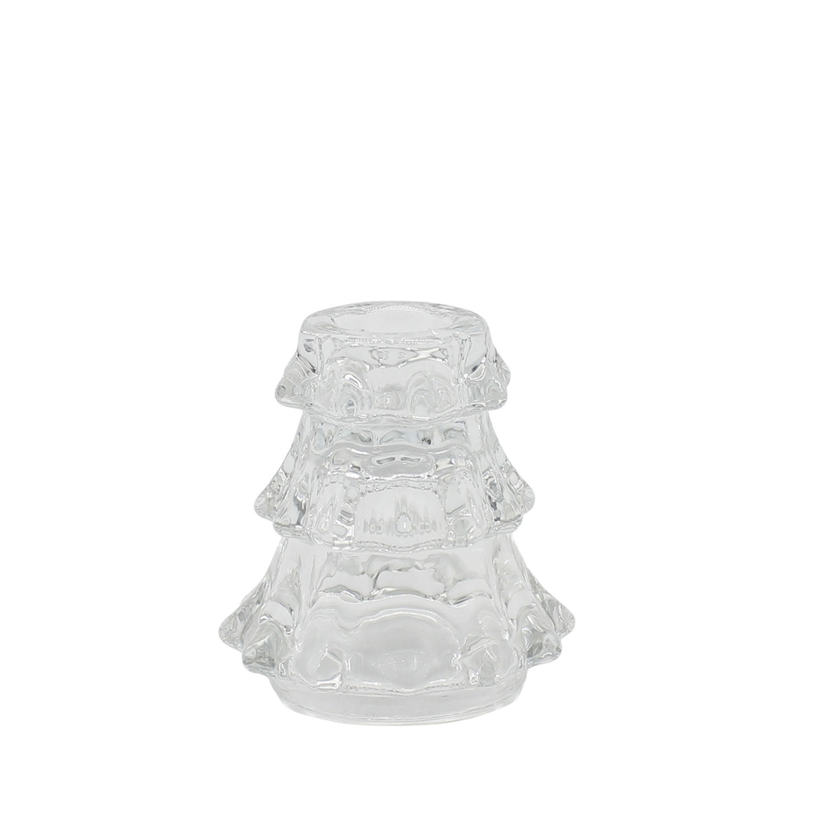Small Glass Tree Taper Holder