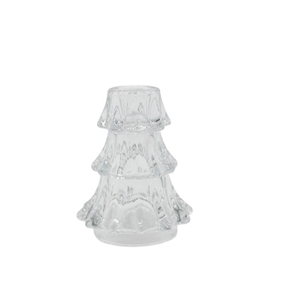 Medium Glass Tree Taper Holder
