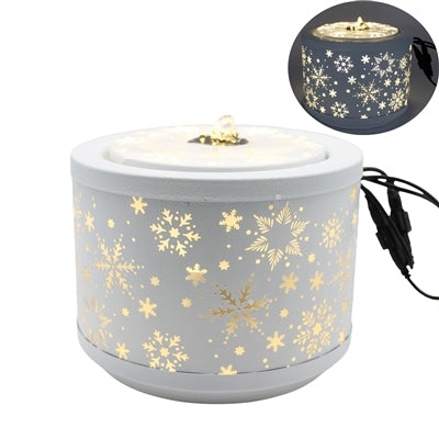 Small Snowflake Lighted Fountain