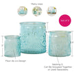 Nesting Vintage Blue Glass Tea Light Holder (Set of 3)